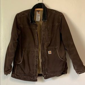 Carhartt Jacket, Original Women’s Style Brown Sz L